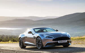 Experience Ultimate Luxury With The Aston Martin Db9 Wallpaper