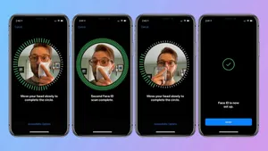 Experiencing The Convenience Of Apple's Face Id Wallpaper