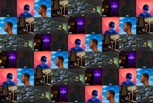 Explicit Album Covers Tile Pattern Wallpaper