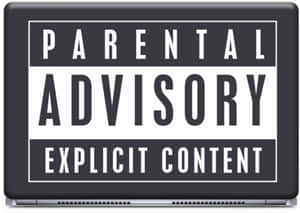 Explicit Content Laptop Case Wallpaper
