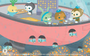 Explore A Magical World Of Adventure With The Octonauts Wallpaper