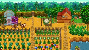 Explore And Farm Your Way In Stardew Valley Wallpaper