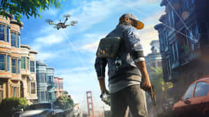 Explore And Hack The World Like Never Before With Watch Dogs 2 In 4k Wallpaper