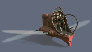 Explore Laputa, The Flying Castle From Castle In The Sky Wallpaper