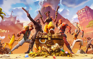 Explore New Locations And Battle Your Opponents In Fortnite Season 4 Chapter 2 Wallpaper