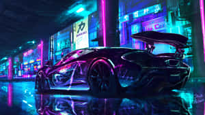 Explore New Technology In A Dystopian World With A Cyberpunk Aesthetic Wallpaper