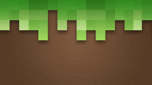 Explore Rocky Mountains And Lush Grass In Minecraft Wallpaper