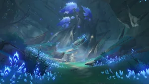 Explore Sounds And Sights Of Inazuma Genshin Wallpaper