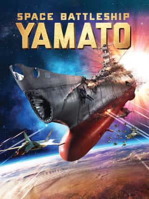 “explore Space With The Iconic Space Battleship Yamato” Wallpaper