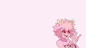 'explore The Colorful Future Of Ashido' Wallpaper