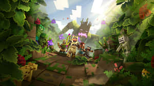 Explore The Cuddly World Of Minecraft! Wallpaper