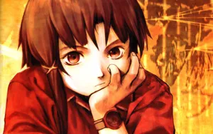 Explore The Dark Digital Renaissance In Serial Experiments Lain Wallpaper