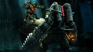 Explore The Depths Of Rapture In Bioshock 1 Wallpaper