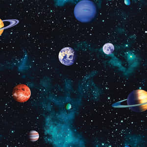 Explore The Depths Of Space With This Incredible 3d Space Wallpaper Wallpaper