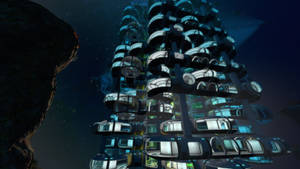 Explore The Depths Of The Subnautica Sea Base Wallpaper