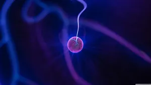 Explore The Electric Beauty Of An Electrically-charged Plasma Wallpaper