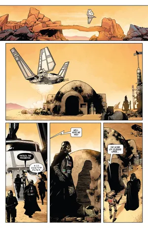 Explore The Endless Sand Dunes Of Tatooine Wallpaper