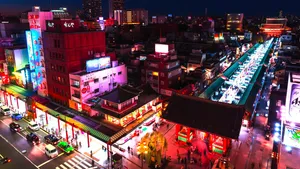 Explore The Energy And Experiences Of Tokyo's Vibrant Harajuku District. Wallpaper