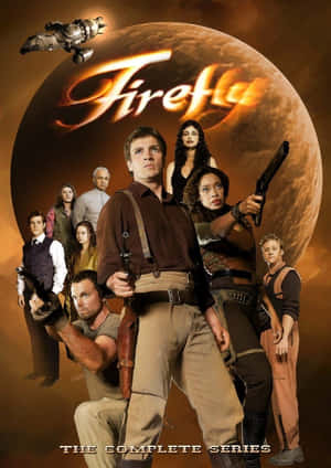 Explore The Final Frontier Of Outer Space With The Captivating Crew Of Firefly! Wallpaper