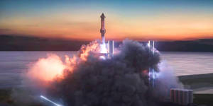 Explore The Final Frontier With Spacex Starship! Wallpaper