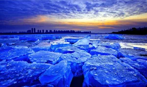 Explore The Frozen Beauty Of Ice Blue Wallpaper