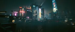 “explore The Neon Streets Of Night City” Wallpaper