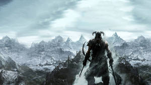 Explore The Open World Of Skyrim Wallpaper