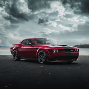 Explore The Power Of The Dodge Challenger Srt Hellcat Wallpaper