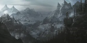 Explore The Vast, Magnificent Land Of Skyrim Wallpaper