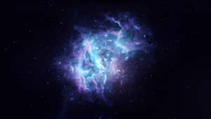 Explore The Vastness Of The Black And Purple Galaxy Wallpaper