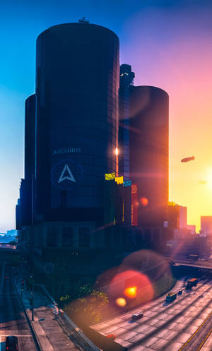 Explore The Wide, Open World Of Gta 5 On Your Iphone Wallpaper