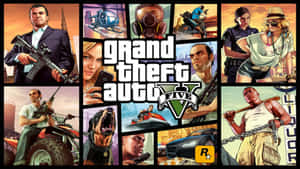 Explore The Wild Streets Of Los Santos In Gta V Wallpaper