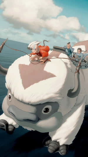 Explore The World Of Appa Avatar And Discover Its Unique Wonders Wallpaper