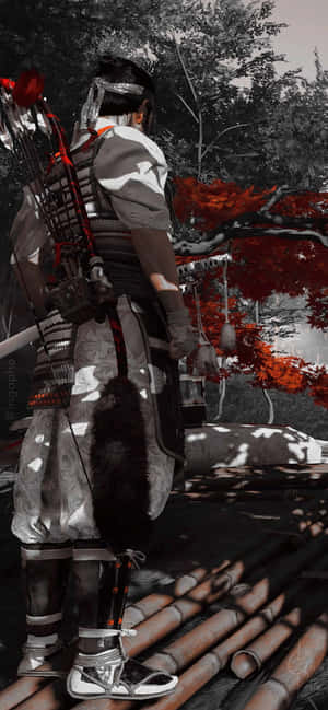 Explore The World Of Tsushima On Your Iphone Wallpaper