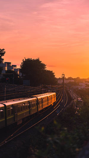 Explore The World With A Train Ride Wallpaper