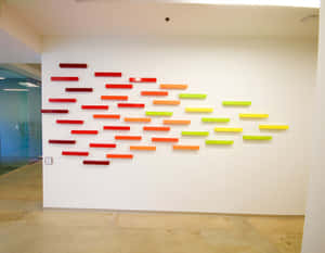 Exploring A Colorful Installation Art Wallpaper