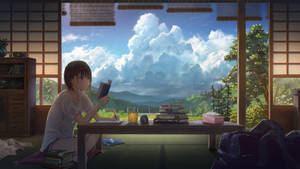 Exploring Creativity And Adventure In Chill Anime Wallpaper