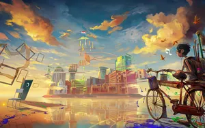 Exploring The Beauty Of Visual Art Wallpaper