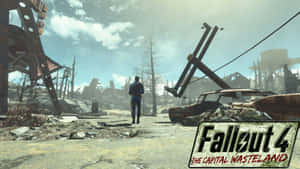 Exploring The Capital Wasteland In Fallout 4 Wallpaper