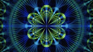 Exploring The Colorful World Of Psychedelic Fractals Wallpaper