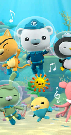 Exploring The Deep Seas With The Octonauts Wallpaper