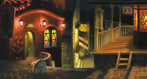 Exploring The Floating Castle In The Sky Wallpaper