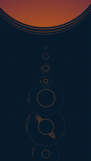 Exploring The Minimalist Cosmos Wallpaper