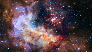 Exploring The Wonders Of The Cosmic Galaxy Wallpaper