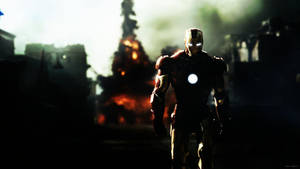 Explosions Iron Man Full Hd Wallpaper