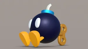 Explosive Fun With Bob-omb - Super Mario Character Wallpaper