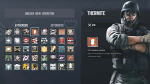 Explosive Gameplay With Rainbow Six Siege Thermite Wallpaper