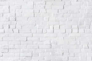 Exposed White Brick Wall Wallpaper