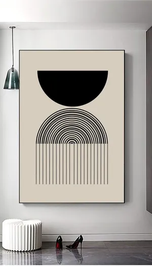 Expression Of Elegance - Minimalist Painting Wallpaper