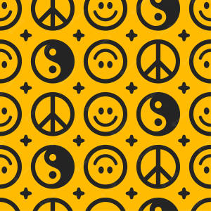 Expressive Art Through The Peace Symbol Wallpaper